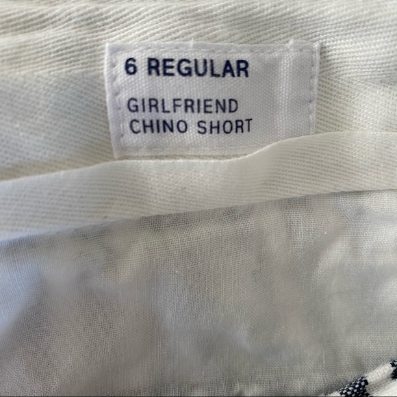 GAP Girlfriend Chino Stripe Shorts - Picture 7 of 8